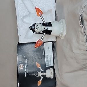 Harley Davidson Naughty Snowman Christmas Tree Ornament